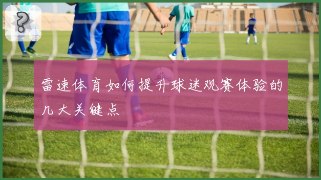 雷速体育如何提升球迷观赛体验的几大关键点